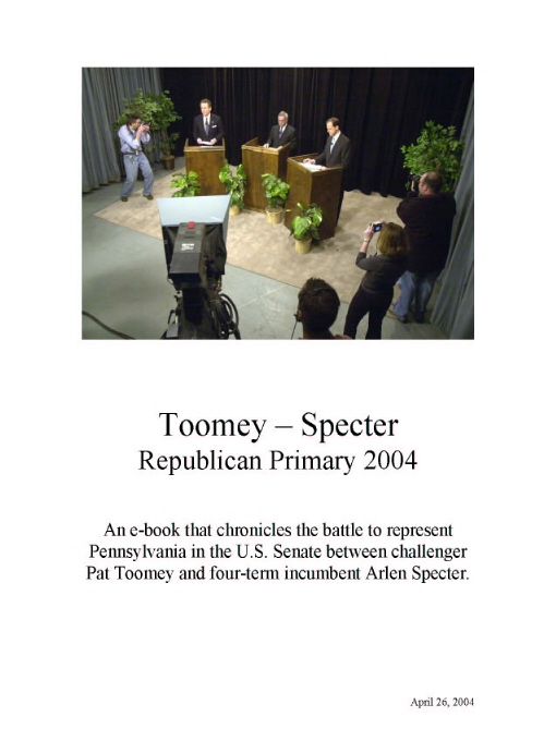 Title details for Toomey/Specter: Republican Primary 2004 by Capitolwire, a service of The Associated Press - Available